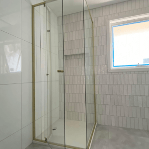 Custom Order Semi Frameless Pivot Shower Screens - Image 1