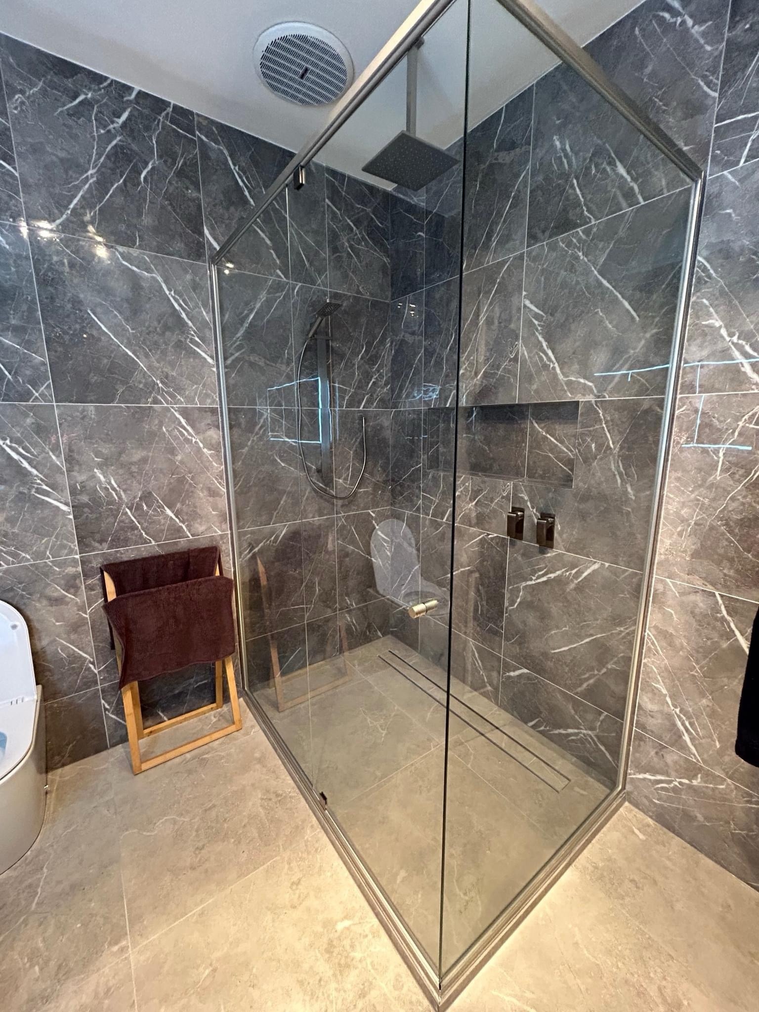 Brushed Nickel Custom Semi Frameless