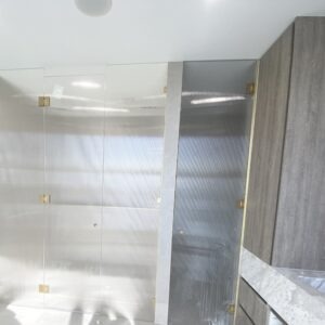 Custom Made 10mm Frameless Front Only or Front & Return Shower Screens - Image 2